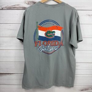 Comfort Colors Florida Gators T Shirt Gray Short Sleeve Crew Neck Unisex